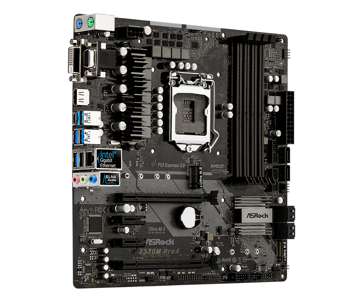 Asrock Z370M Pro4 (QSD)